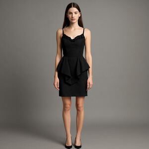 DBA IA Ruffle Cocktail Dress